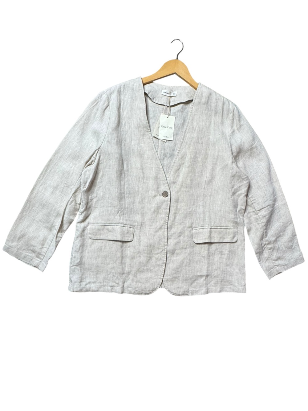 Grae Cove NEW 100% Linen Blazer size XXL
